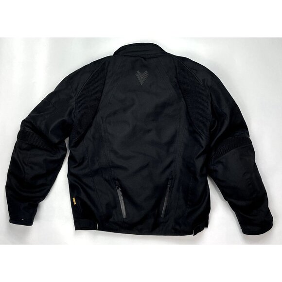 Frank Thomas XTil XL Series Collection Black Motorcycle Jacket With Padding - Picture 2 of 6
